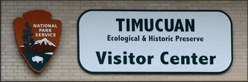 Timucuan Visitor Center Sign