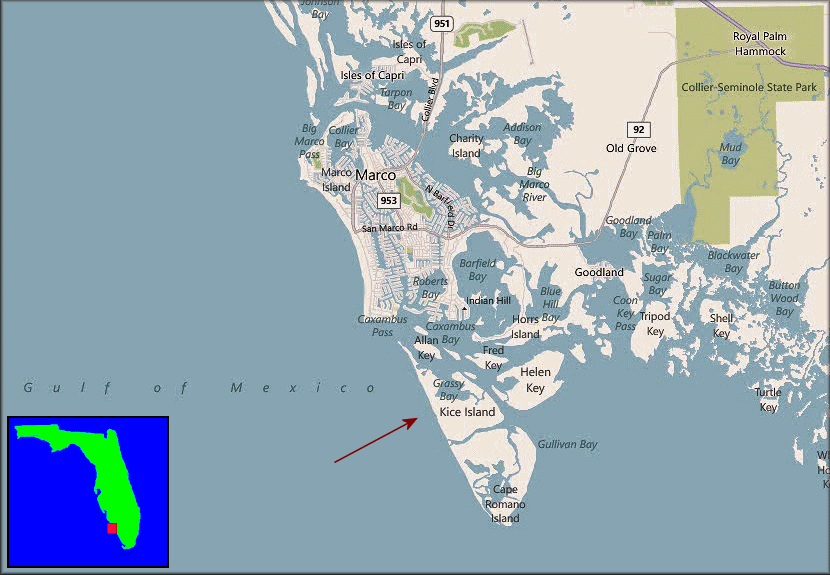Kice Island Map
